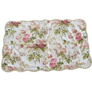 Waverly Emma's Garden Quilted Pillow Sham King Size 37 x 23